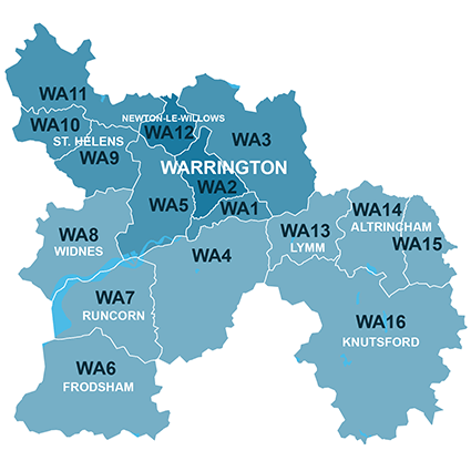 Warrington Map (House Sale Data)